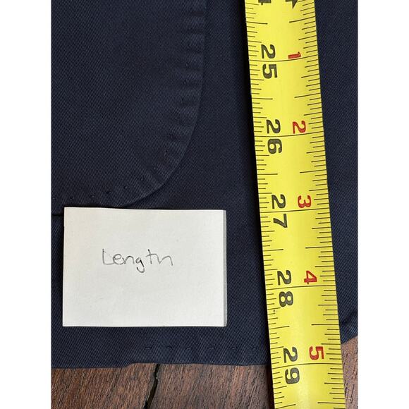 Charles Tyrwhitt NWT Navy Ink Blue Cotton Stretch Blazer Slim 40S - Picture 11 of 11